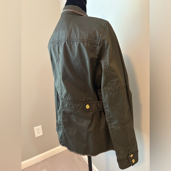 J. Crew Utility jacket. Resin coated twill field jacket. - Picture 14 of 14